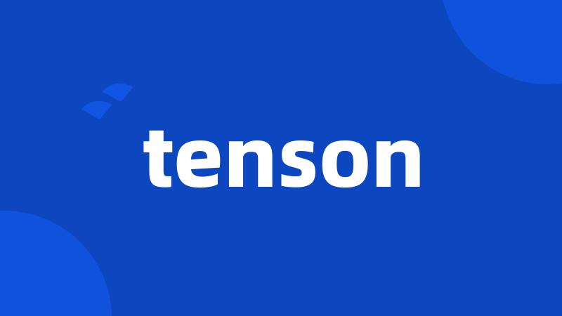 tenson