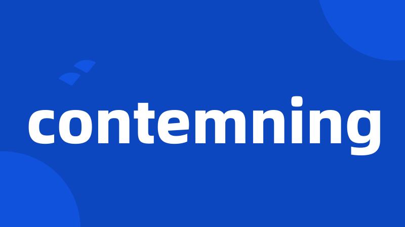 contemning