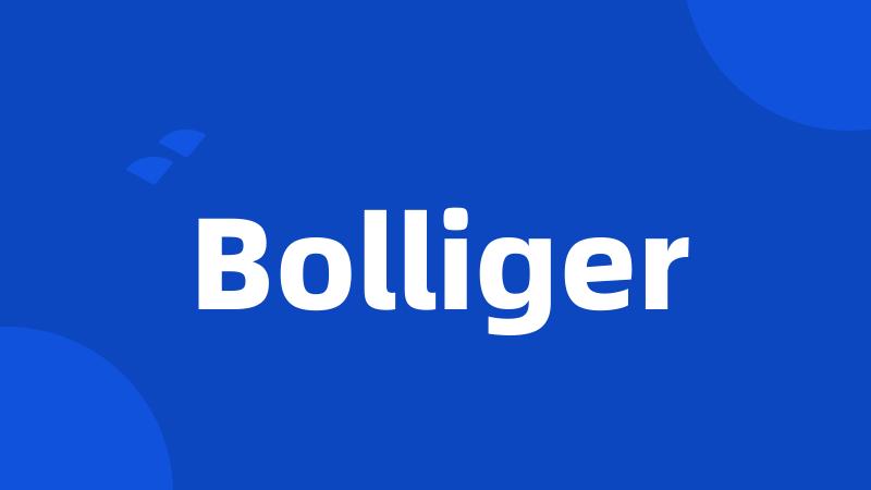 Bolliger