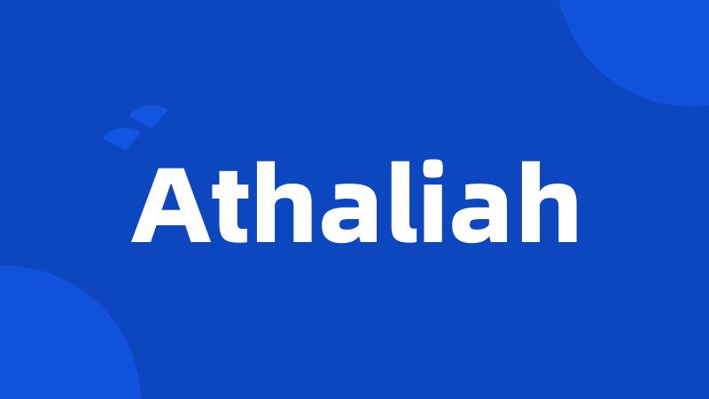 Athaliah