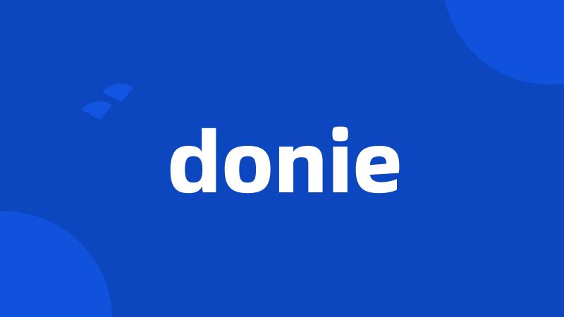 donie