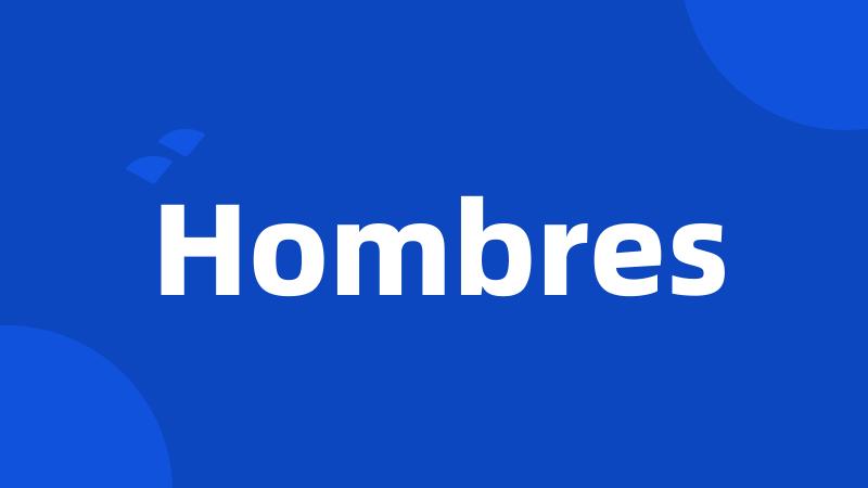 Hombres