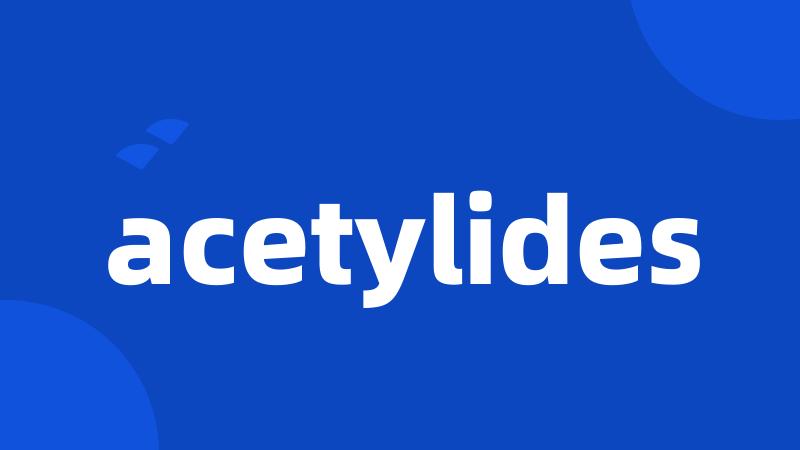 acetylides