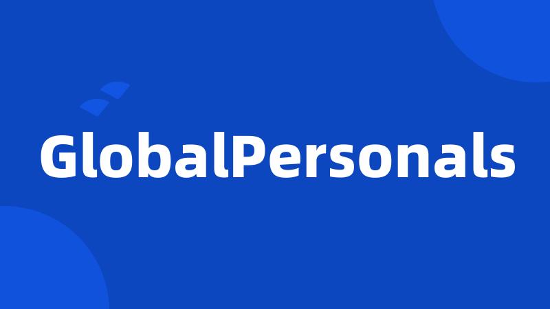 GlobalPersonals