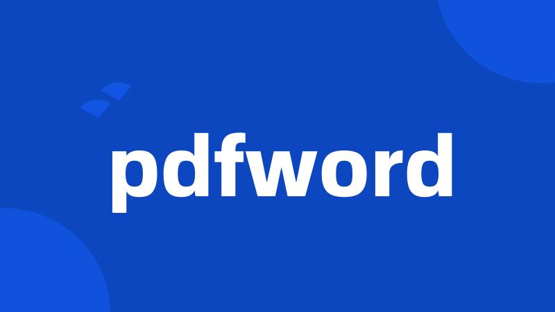 pdfword