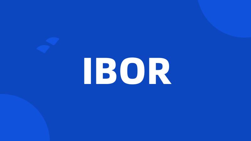 IBOR