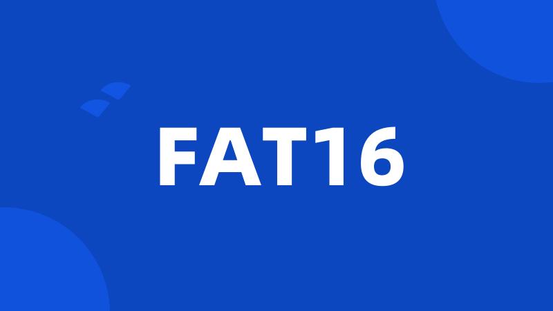 FAT16