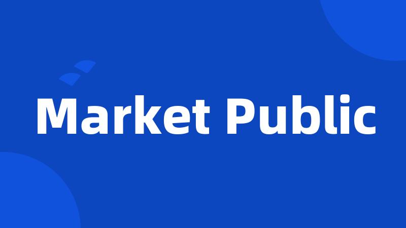 Market Public