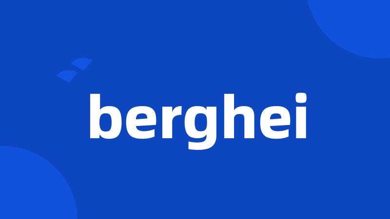 berghei