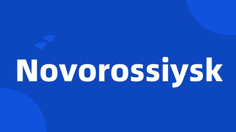 Novorossiysk