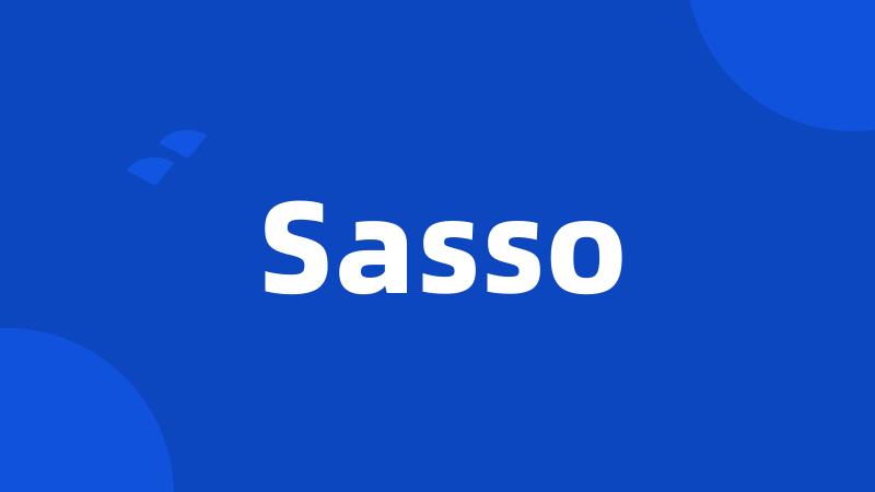 Sasso