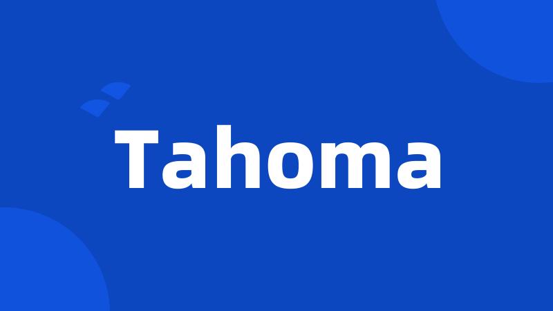 Tahoma