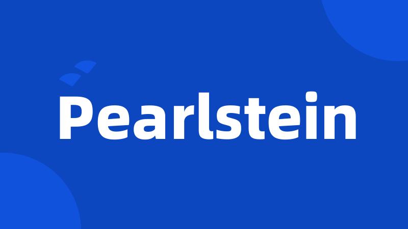 Pearlstein