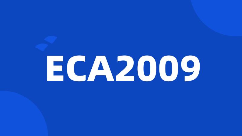 ECA2009