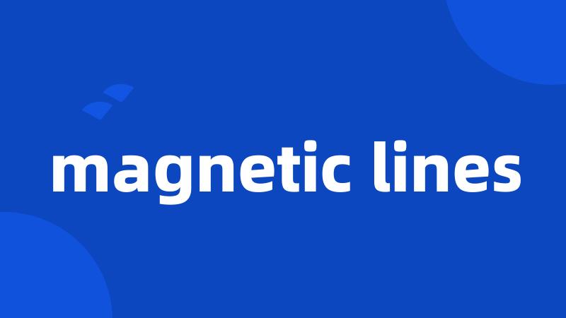 magnetic lines