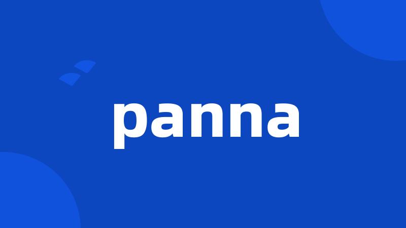 panna