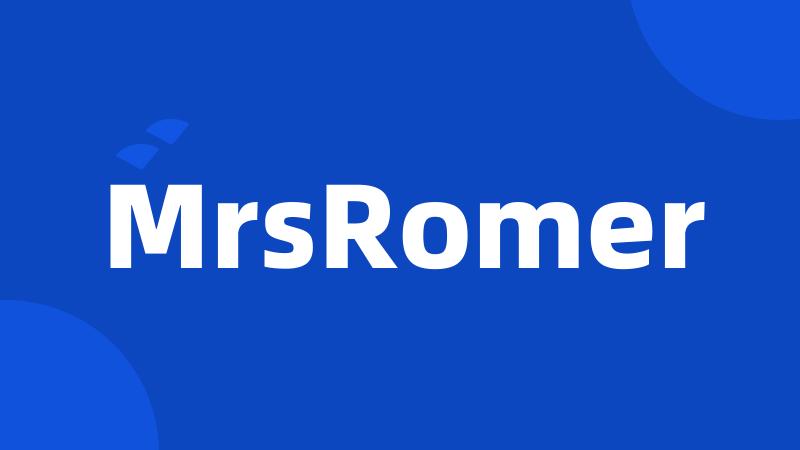 MrsRomer