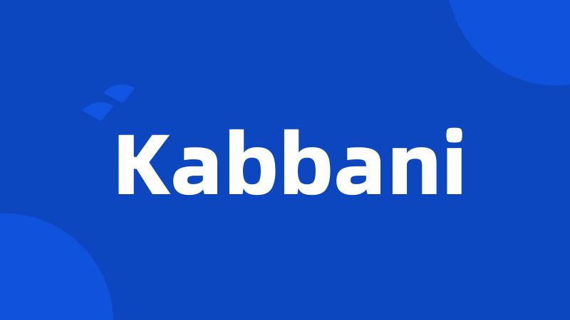 Kabbani