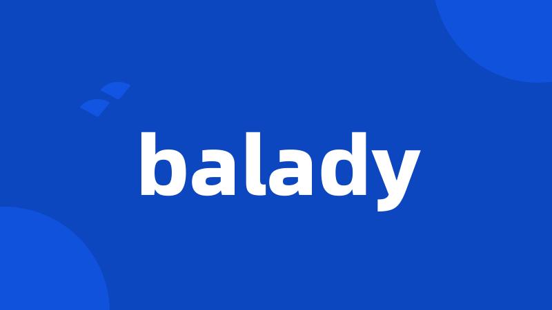 balady