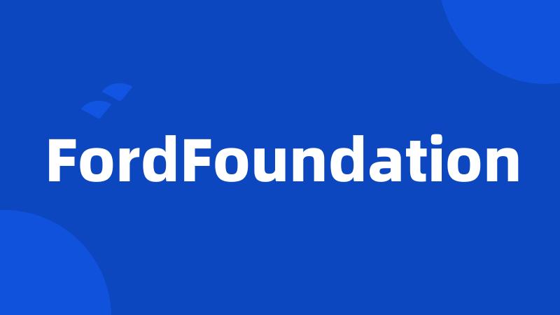 FordFoundation