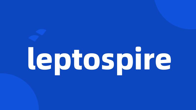 leptospire