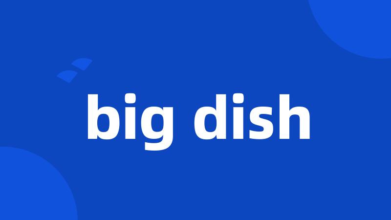 big dish