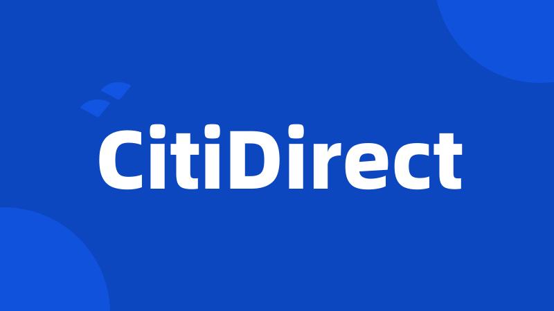 CitiDirect