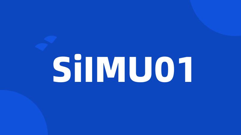 SiIMU01