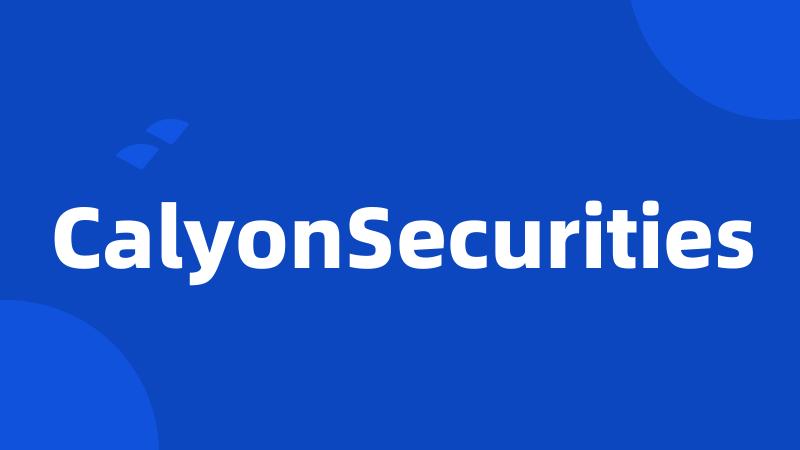 CalyonSecurities