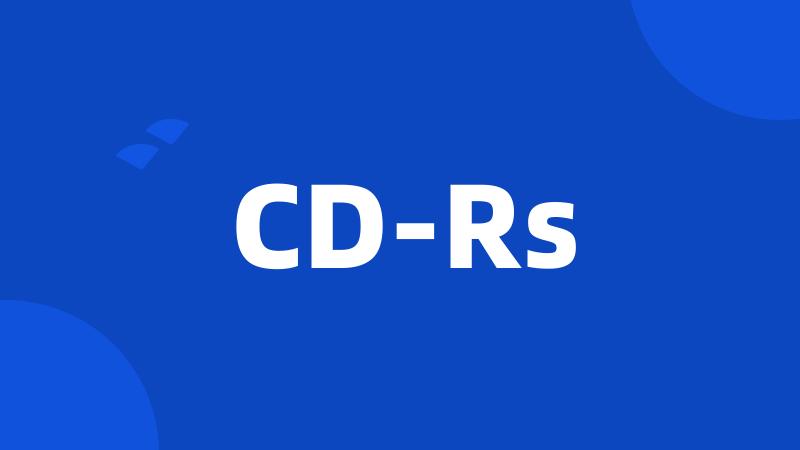 CD-Rs