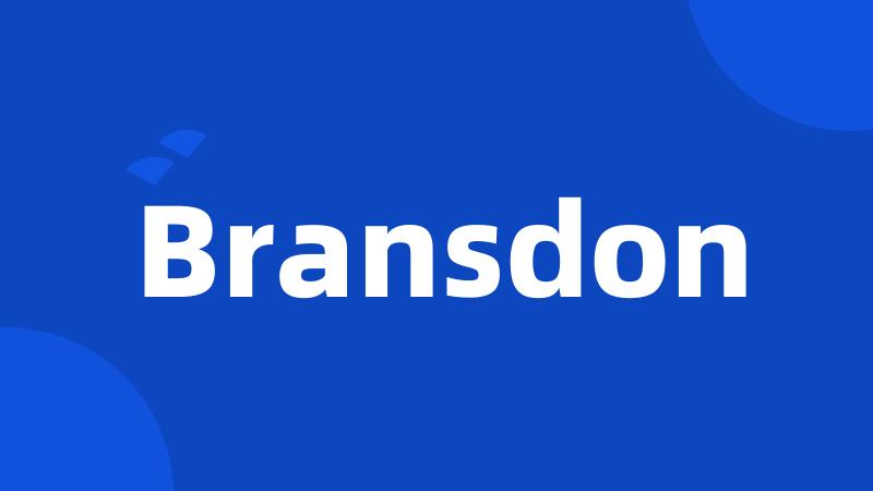 Bransdon