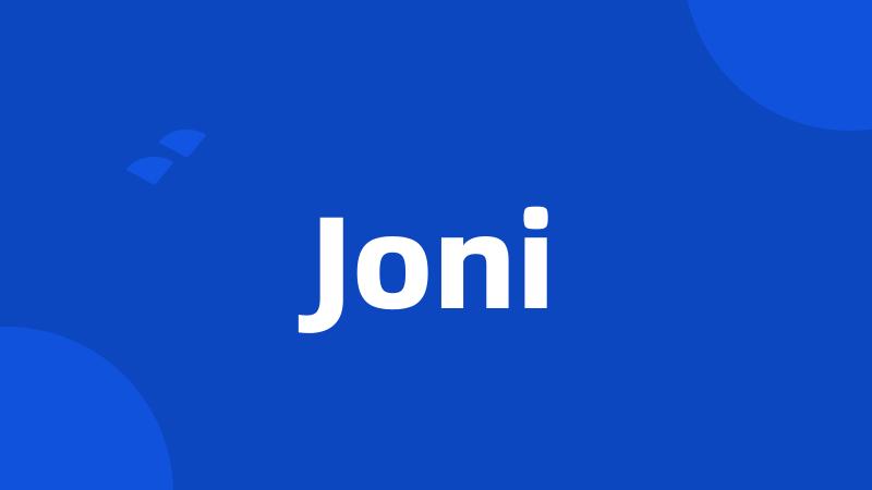 Joni