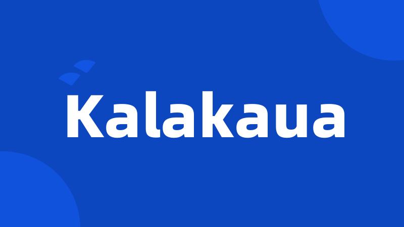 Kalakaua