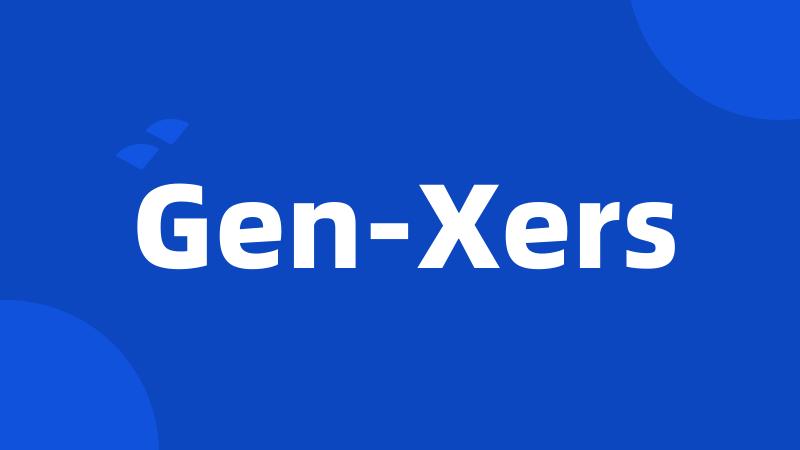 Gen-Xers