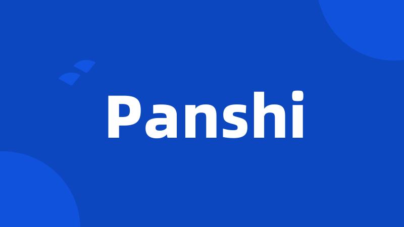 Panshi