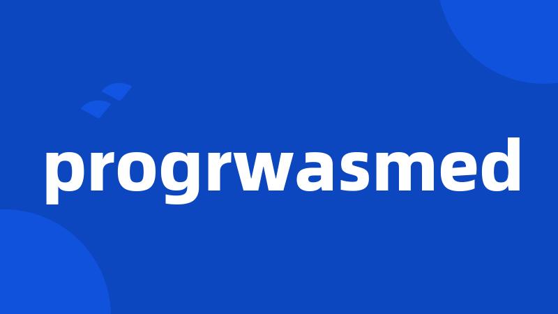 progrwasmed