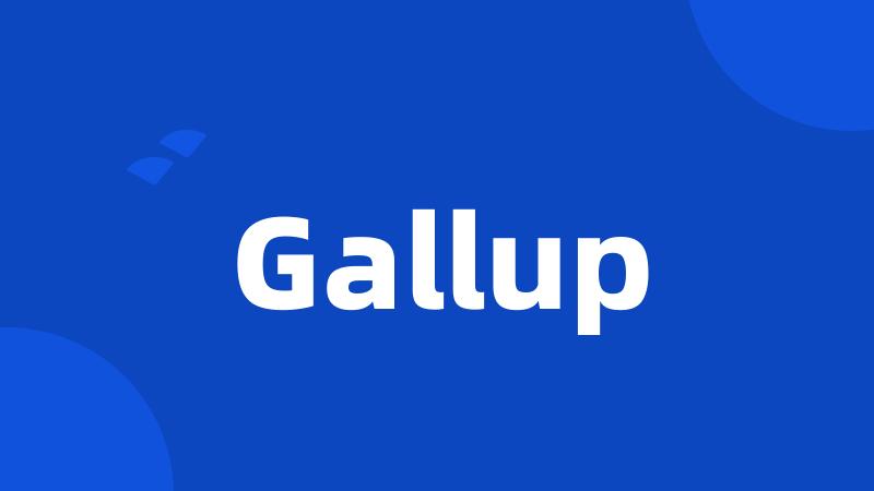 Gallup