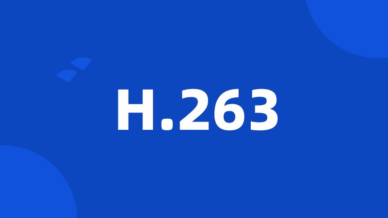 H.263