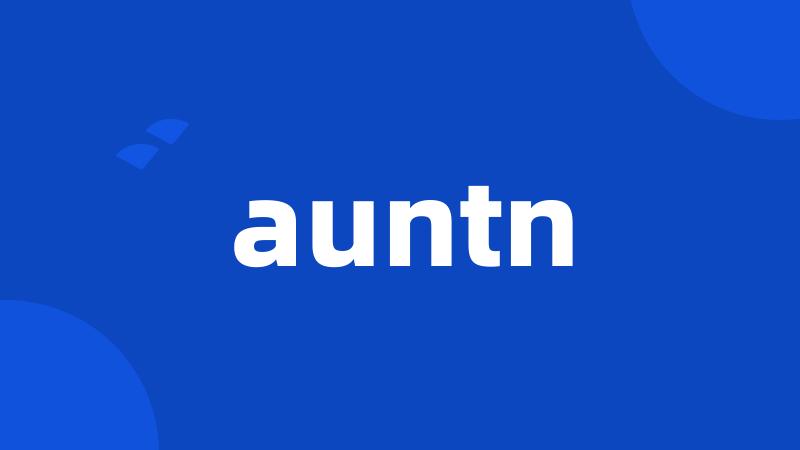 auntn