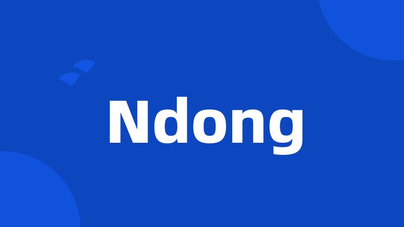 Ndong