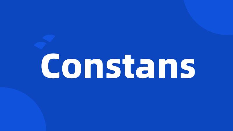 Constans