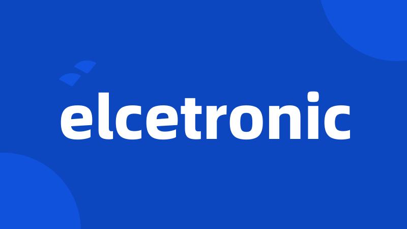 elcetronic