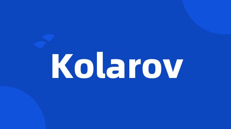 Kolarov