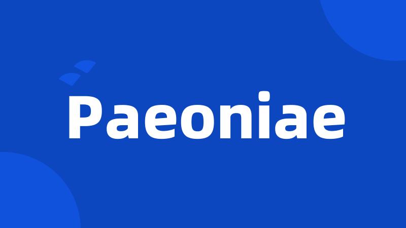 Paeoniae