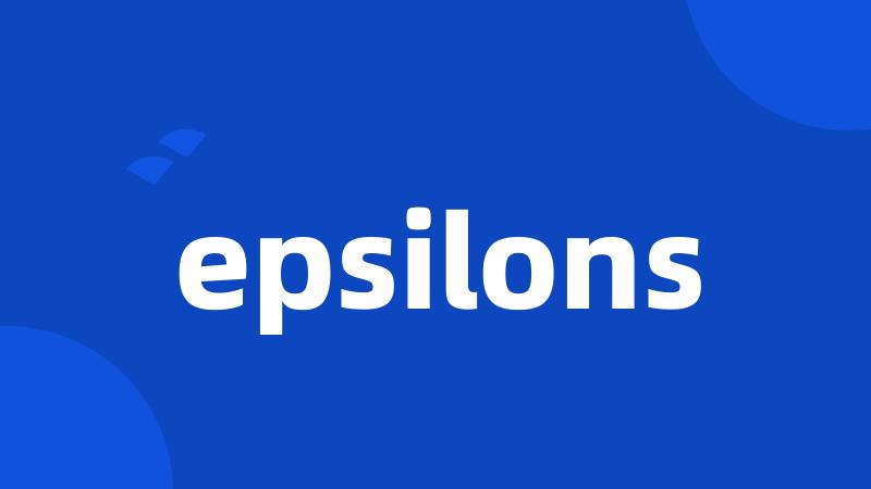 epsilons