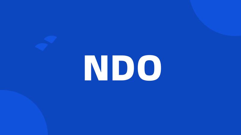 NDO