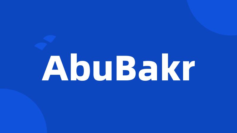 AbuBakr