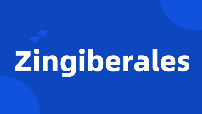 Zingiberales