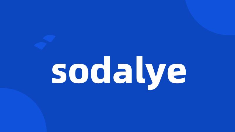 sodalye