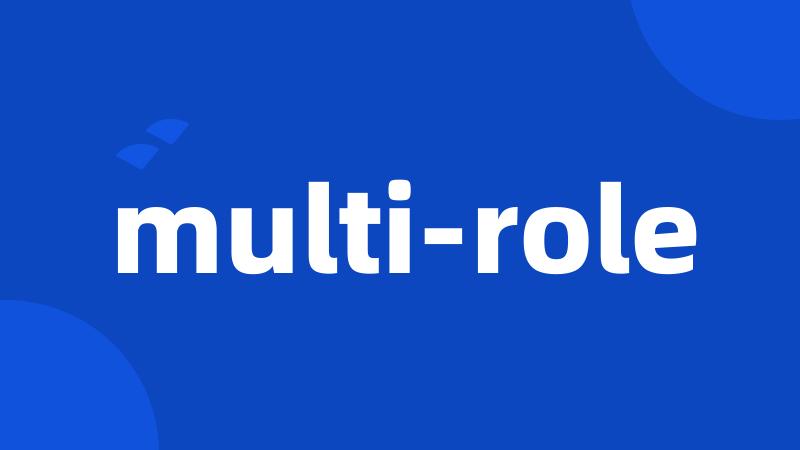 multi-role